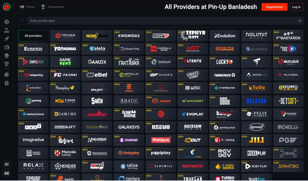 provider pin-up